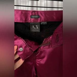 Armani Exchange fuchsia trousers, size 0